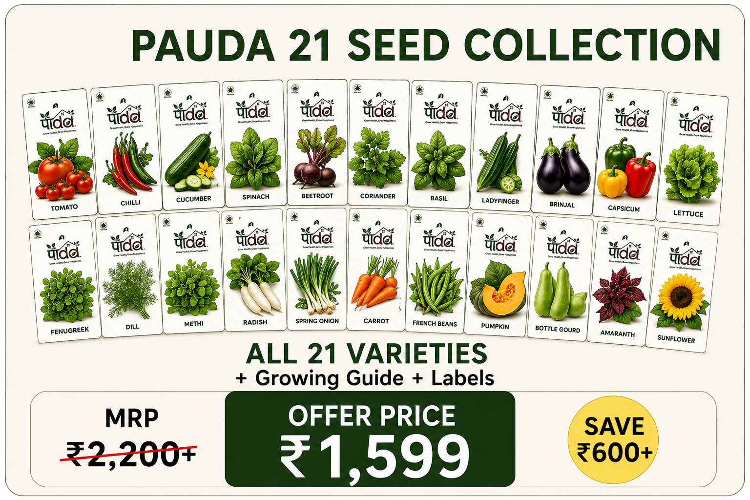 Pauda 21 Seed Collection