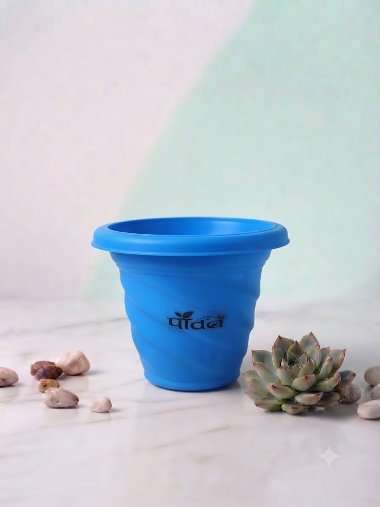 Spira Pot — Blue
