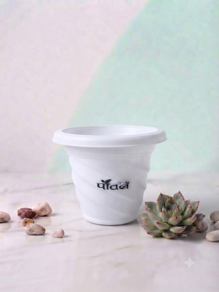 Spira Pot — White