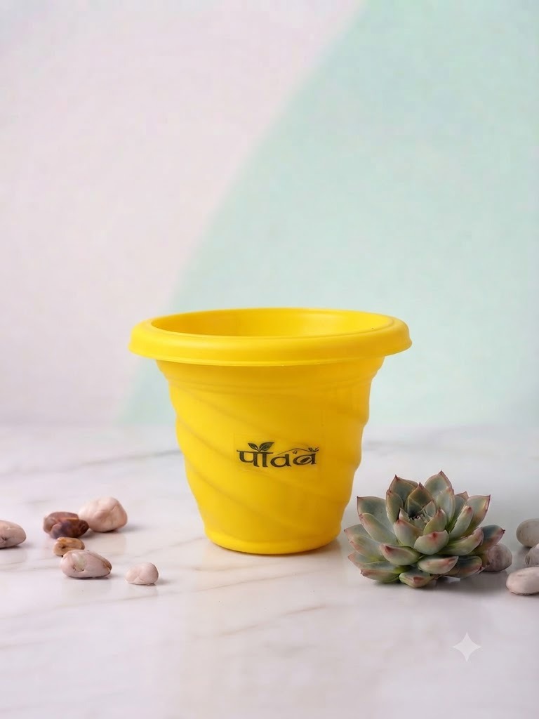 Spira Pot — Yellow